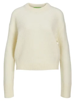 JJXX Pullover & Sweatshirts*JXEMBER FLUFFY CREW NECK KNIT vanilla ice