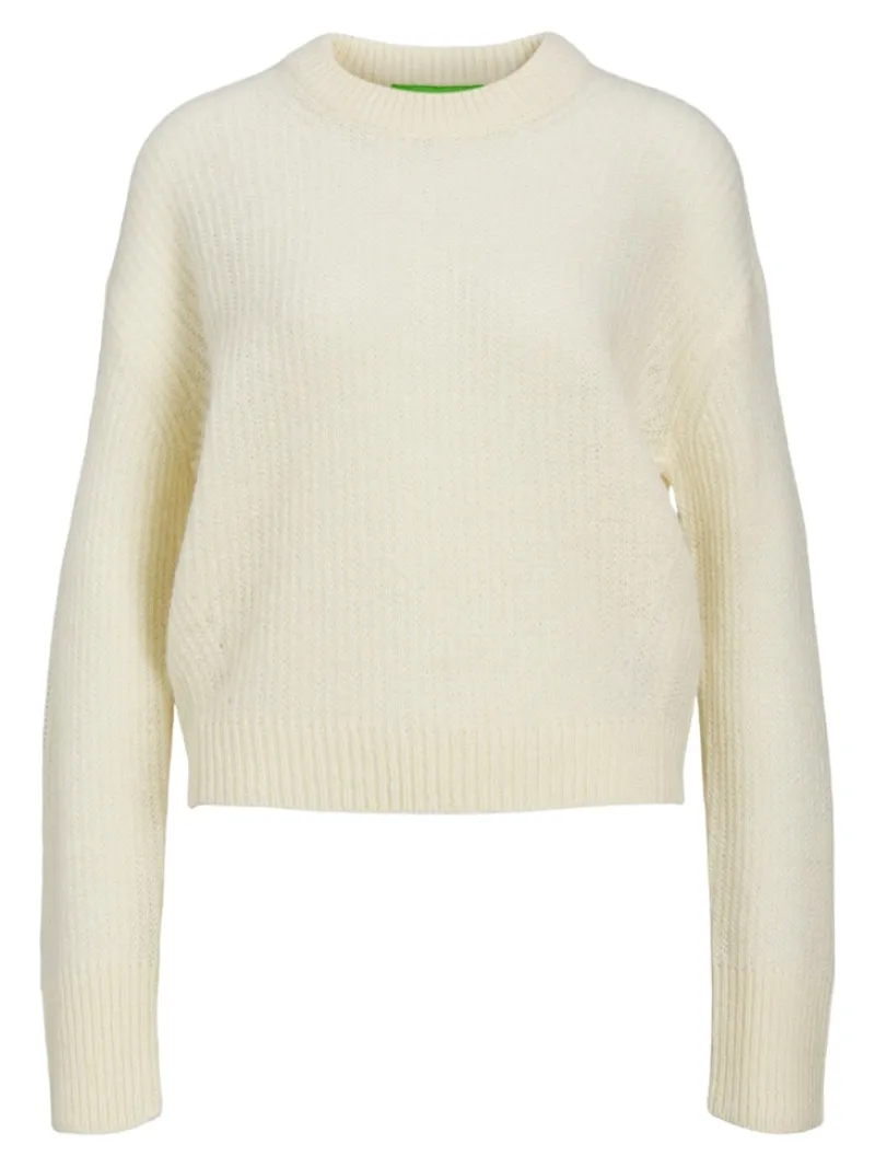 JJXX Pullover & Sweatshirts*JXEMBER FLUFFY CREW NECK KNIT vanilla ice