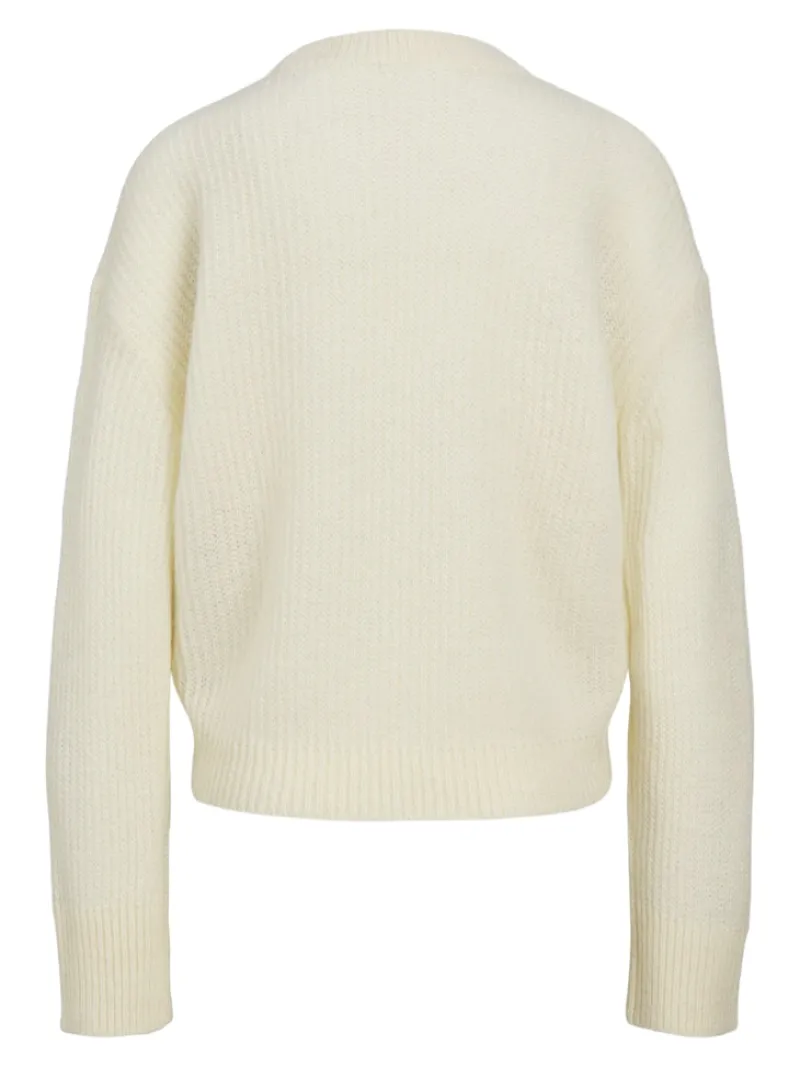 JJXX Pullover & Sweatshirts*JXEMBER FLUFFY CREW NECK KNIT vanilla ice
