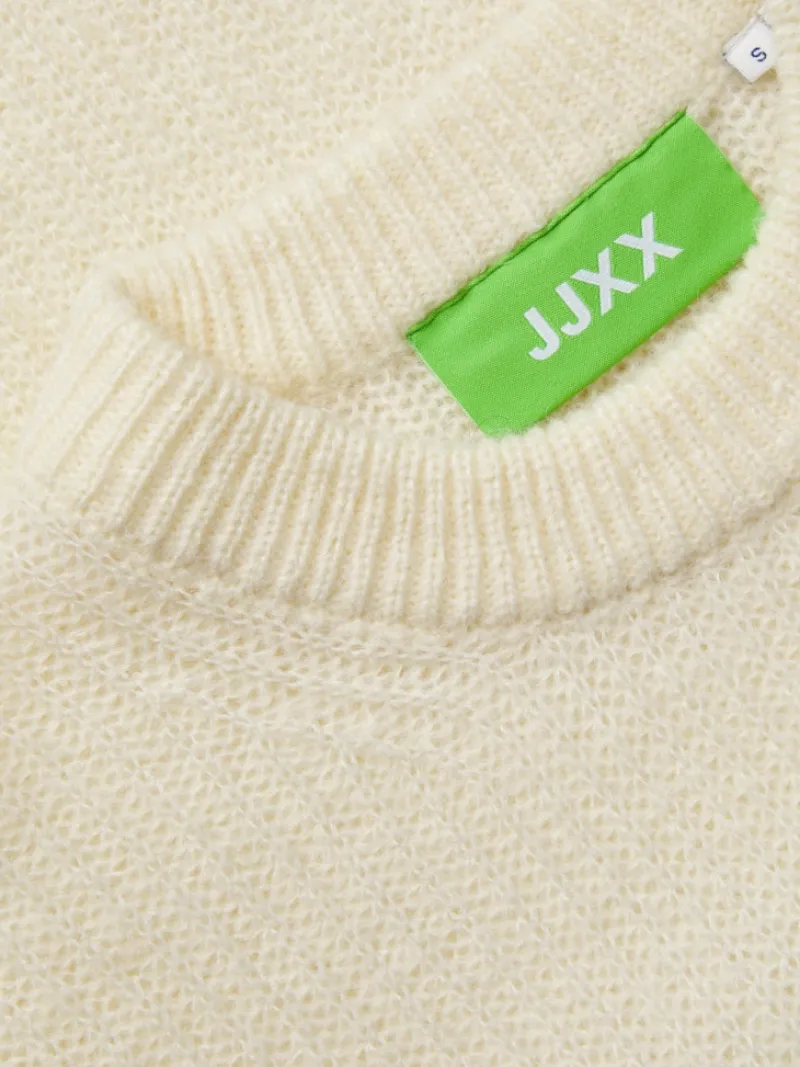 JJXX Pullover & Sweatshirts*JXEMBER FLUFFY CREW NECK KNIT vanilla ice
