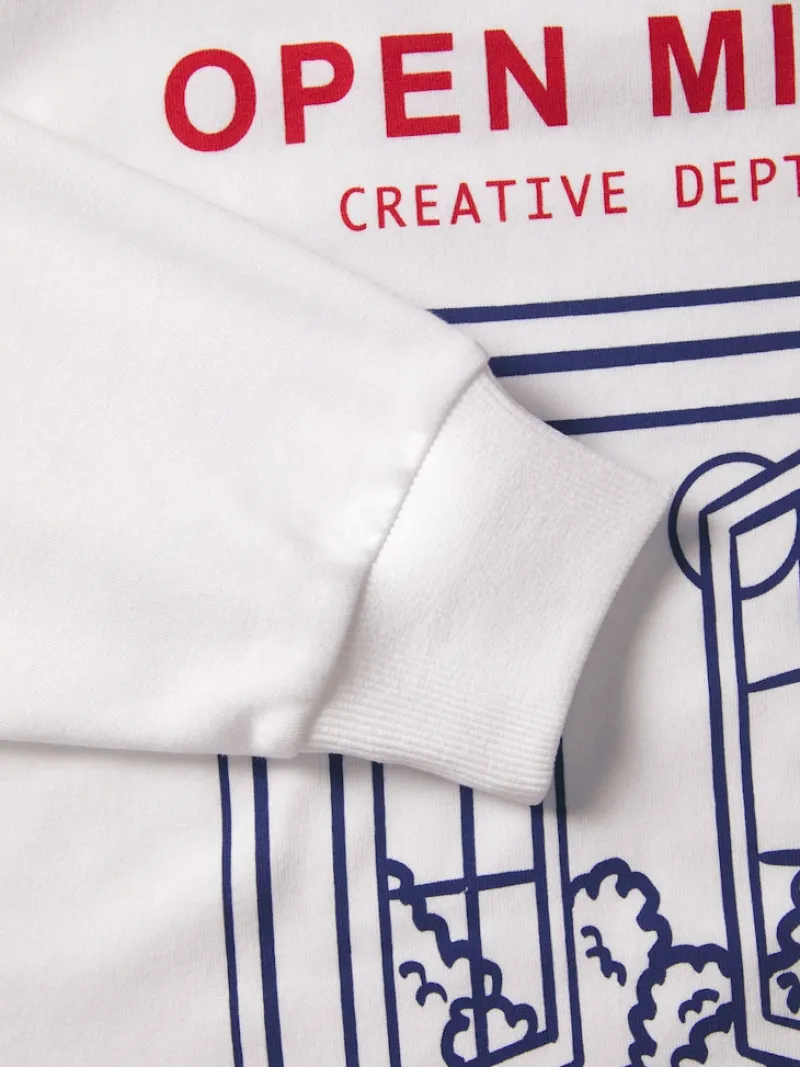 JJXX Pullover & Sweatshirts*JXENYA RLX SHORT LS CREW SWT Bright White