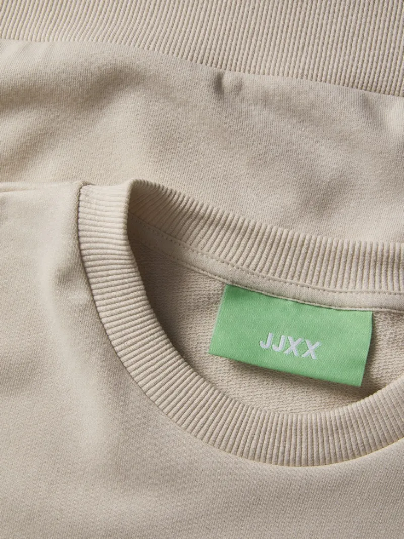 JJXX Pullover & Sweatshirts*JXENYA RLX SHORT LS CREW SWT moonbeam