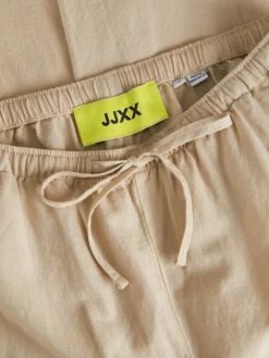 JJXX Hosen*JXFLORA LINEN BLEND MW PANT WVN SN Cement
