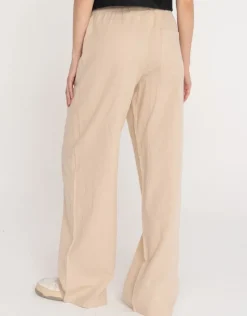 JJXX Hosen*JXFLORA LINEN BLEND MW PANT WVN SN Cement