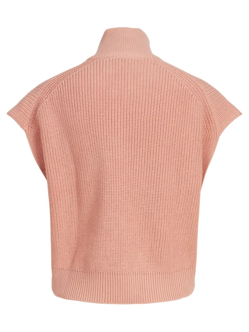 JJXX Pullover & Sweatshirts*JXFLORENCE TWIST HALF ZIP VEST KNIT SN coral haze