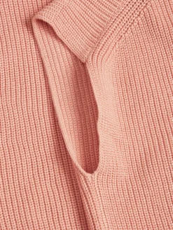JJXX Pullover & Sweatshirts*JXFLORENCE TWIST HALF ZIP VEST KNIT SN coral haze