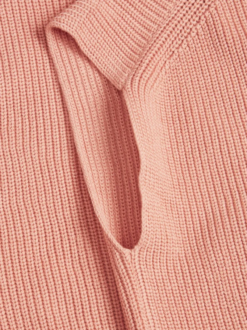 JJXX Pullover & Sweatshirts*JXFLORENCE TWIST HALF ZIP VEST KNIT SN coral haze