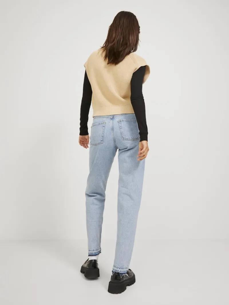 JJXX Pullover & Sweatshirts*JXFLORENCE TWIST HALF ZIP VEST KNIT SN Beige