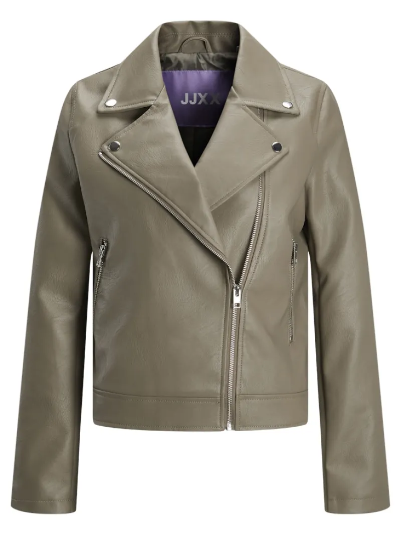 JJXX Jacken*JXGAIL FAUX LEATHER BIKER JACKET NOOS Brindle