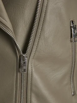 JJXX Jacken*JXGAIL FAUX LEATHER BIKER JACKET NOOS Brindle