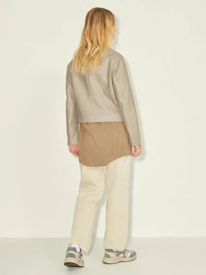 JJXX Jacken*JXGAIL FAUX LEATHER BIKER JACKET NOOS Brindle