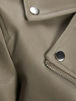 JJXX Jacken*JXGAIL FAUX LEATHER BIKER JACKET NOOS Brindle