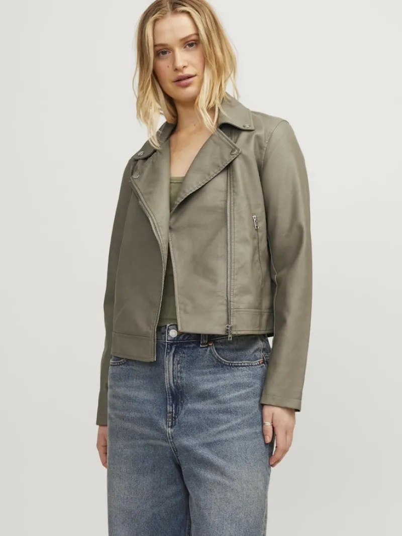 JJXX Jacken*JXGAIL FAUX LEATHER BIKER JACKET NOOS Brindle