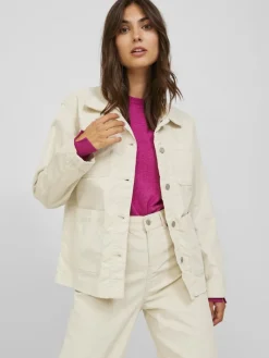 JJXX Jacken*-JXGELLY RLX CORD OVERSHIRT SN bone white