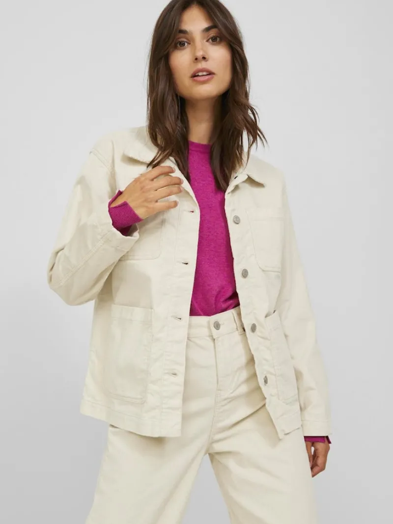 JJXX Jacken*-JXGELLY RLX CORD OVERSHIRT SN bone white