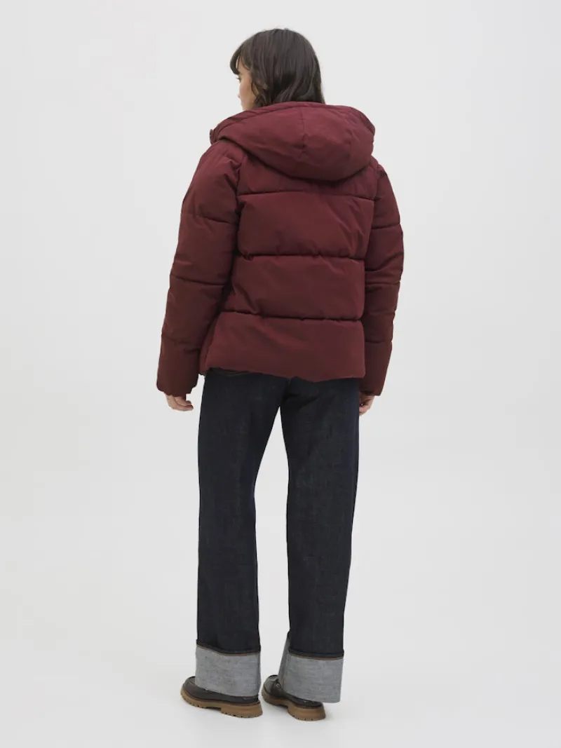 JJXX Jacken*JXGLOBAL PUFFER JACKET OTW ACT cabernet