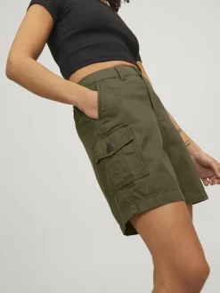 JJXX Shorts*JXHOLLY RLX CARGO HW SHORTS PNT Forest Night