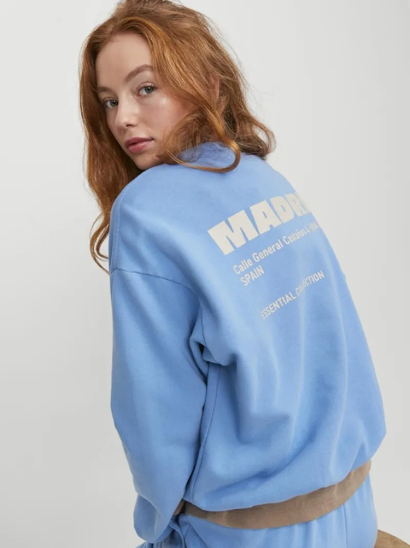 JJXX Pullover & Sweatshirts*JXJADA SOFT LOOSE LS SWEAT SWT SN silver lake blue