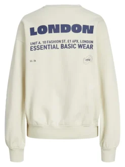 JJXX Pullover & Sweatshirts*JXJADA SOFT LOOSE LS SWEAT SWT SN bone white