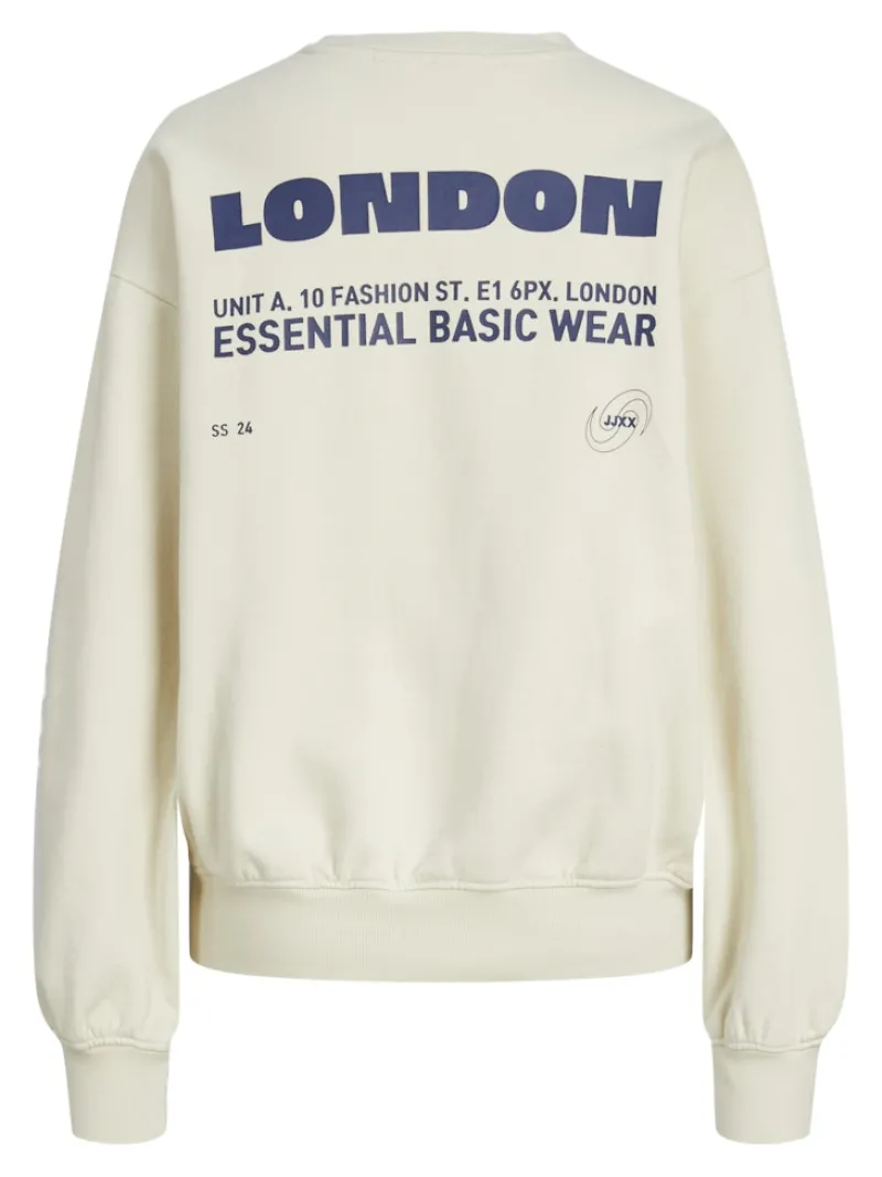 JJXX Pullover & Sweatshirts*JXJADA SOFT LOOSE LS SWEAT SWT SN bone white