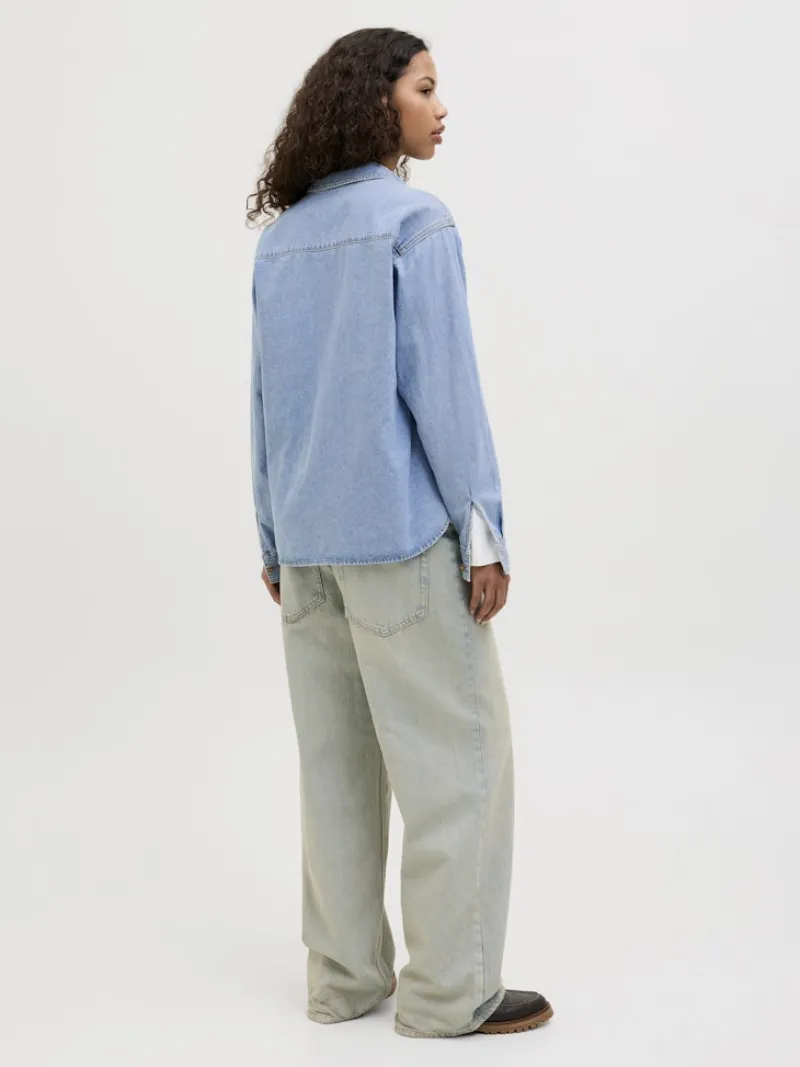 JJXX Blusen*JXJADE COMF LS SHIRT DNM Light Blue Denim