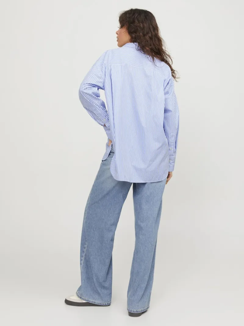 JJXX Blusen*JXJAMIE LS RELAXED POPLIN SHIRT WVN NOOS Navy Blazer