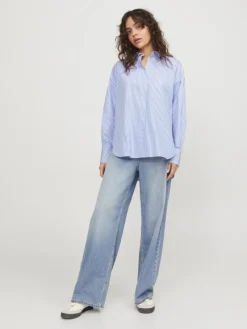 JJXX Blusen*JXJAMIE LS RELAXED POPLIN SHIRT WVN NOOS Navy Blazer