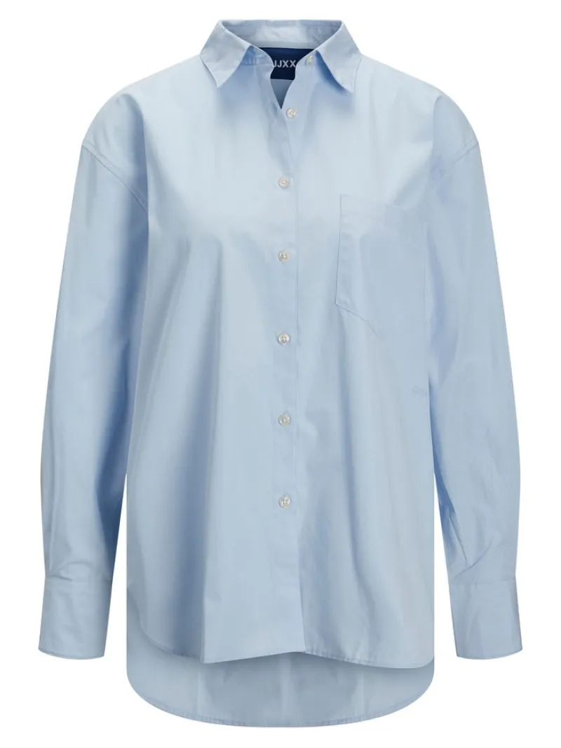 JJXX Blusen*JXJAMIE LS RELAXED POPLIN SHIRT WVN NOOS Cashmere Blue