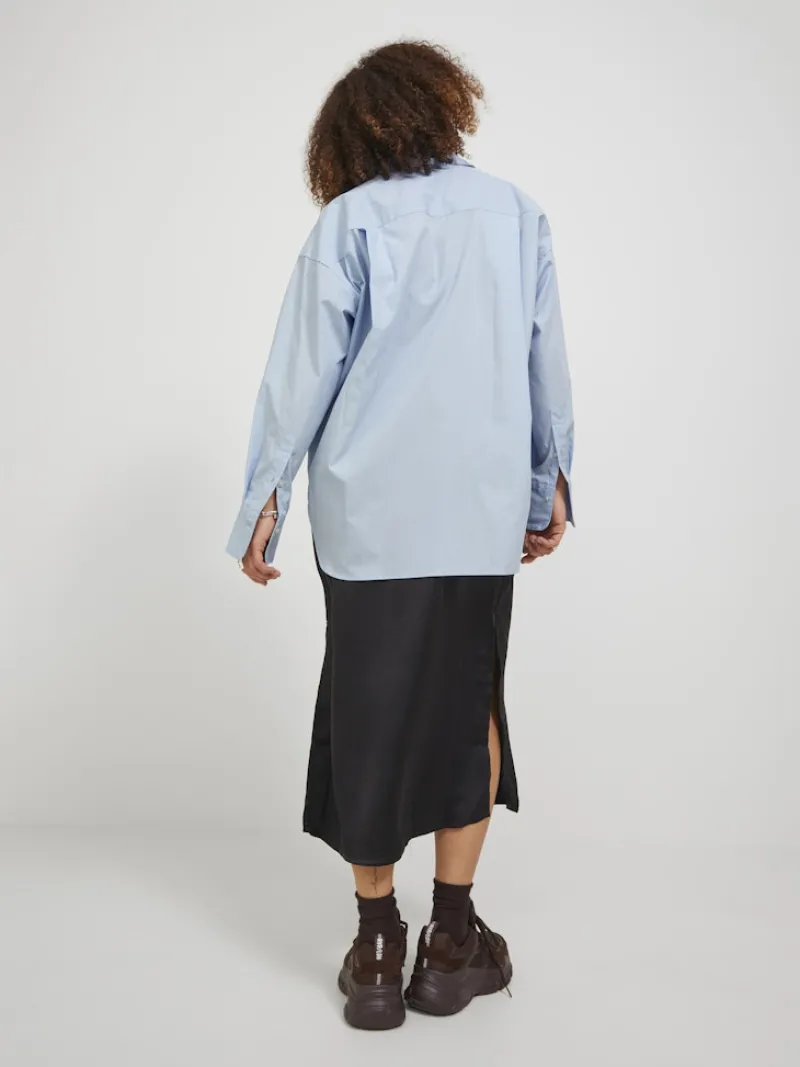 JJXX Blusen*JXJAMIE LS RELAXED POPLIN SHIRT WVN NOOS Cashmere Blue