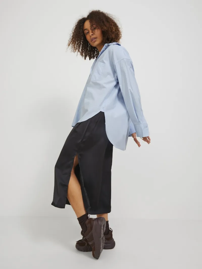 JJXX Blusen*JXJAMIE LS RELAXED POPLIN SHIRT WVN NOOS Cashmere Blue