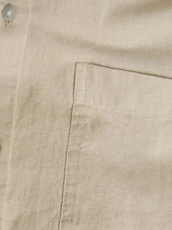JJXX Blusen*JXJAMIE LS RLX LINEN BLEND SHIRT WVN SN Cement