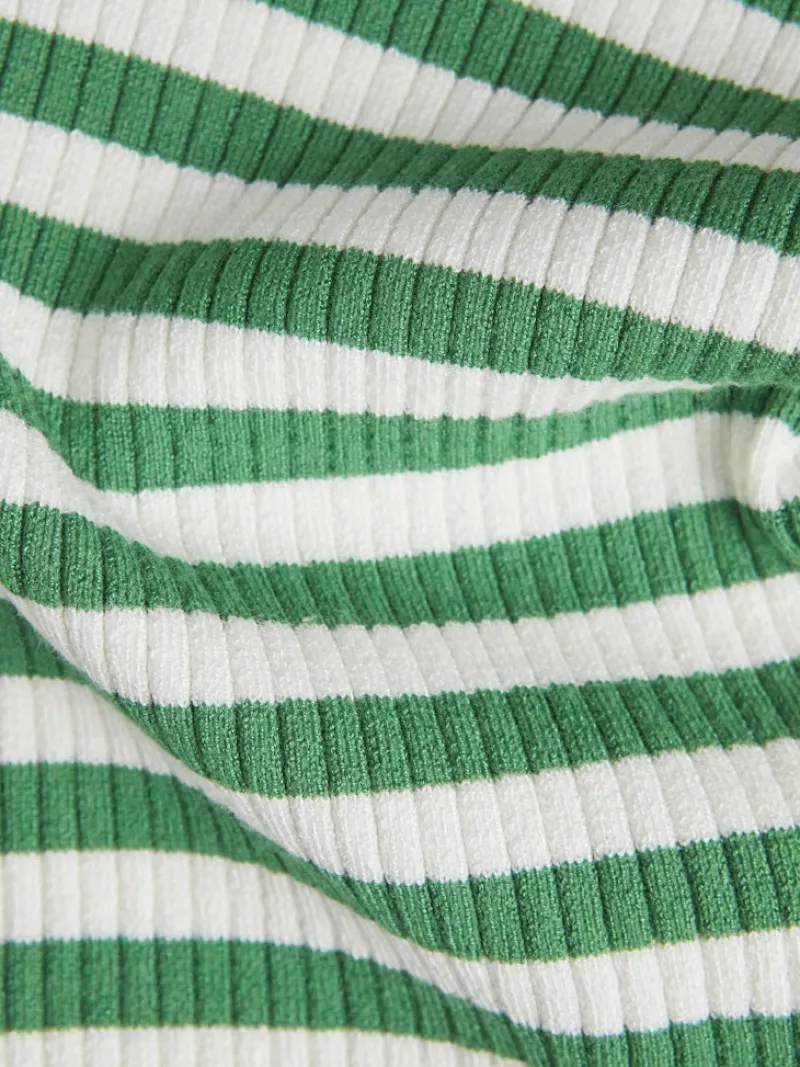 JJXX Pullover & Sweatshirts*JXJODI TIGHT STRIPE CREW NECK KNIT NOOS medium green