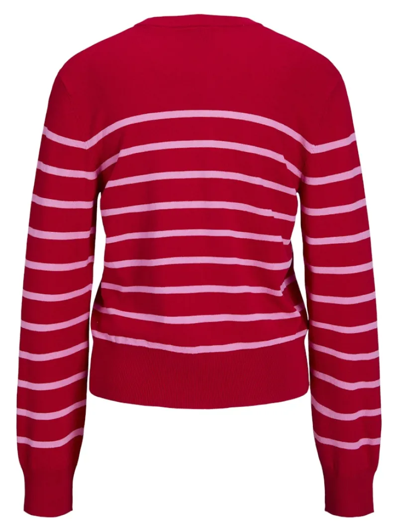 JJXX Pullover & Sweatshirts*JXLAYLA COMFY LS CREW NECK KNIT SN Racing Red