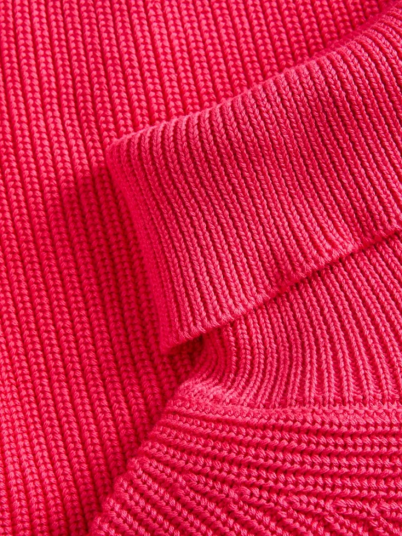 JJXX Pullover & Sweatshirts*JXLIV TWIST CROP HIGH NECK KNIT Raspberry Sorbet