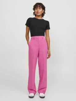 JJXX Hosen*JXLOLA MARY HW PANT TLR NOOS carmine rose