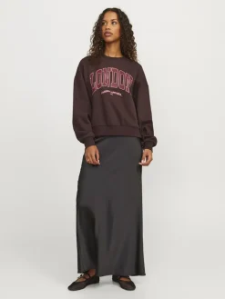 JJXX Pullover & Sweatshirts*JXMERLE RLX SHORT LS CREW SWT LN Sassafras