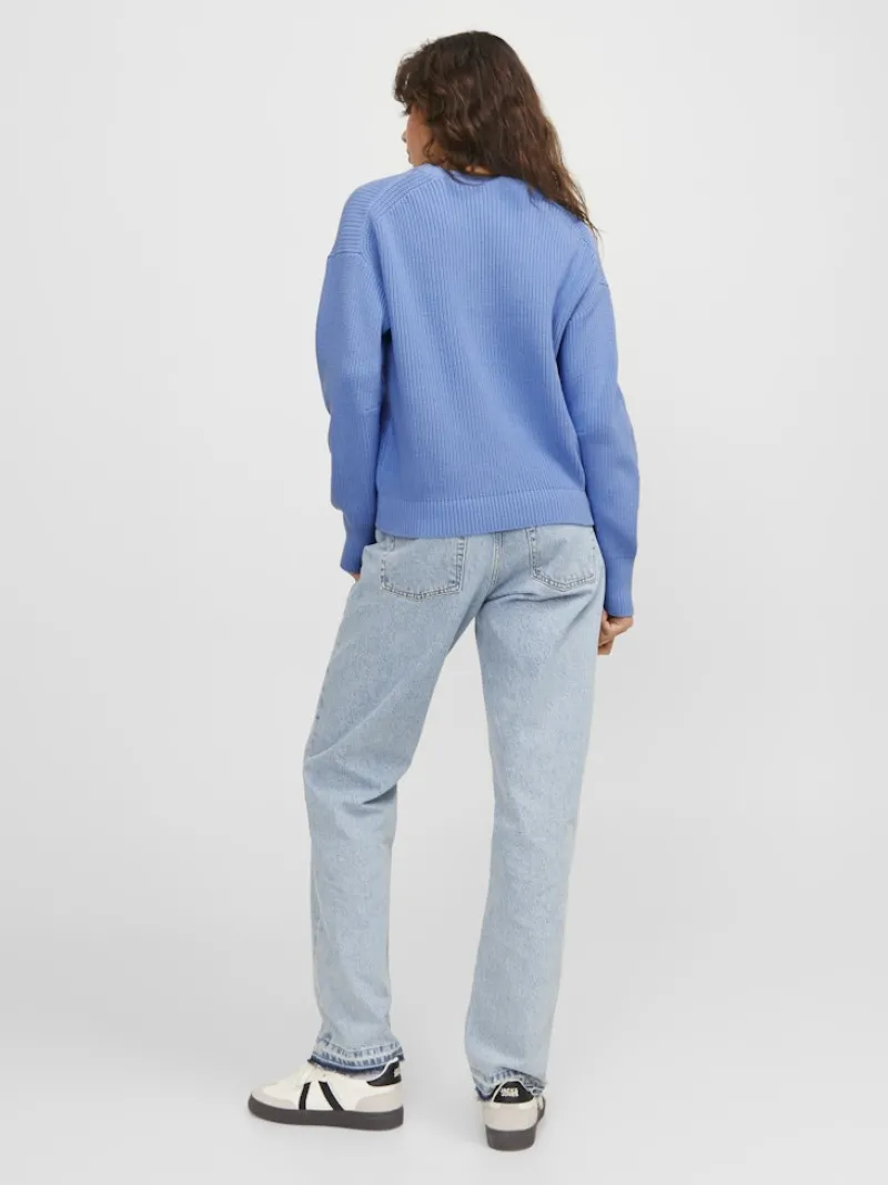JJXX Pullover & Sweatshirts*JXMILA TWIST CREW NECK KNIT NOOS silver lake blue