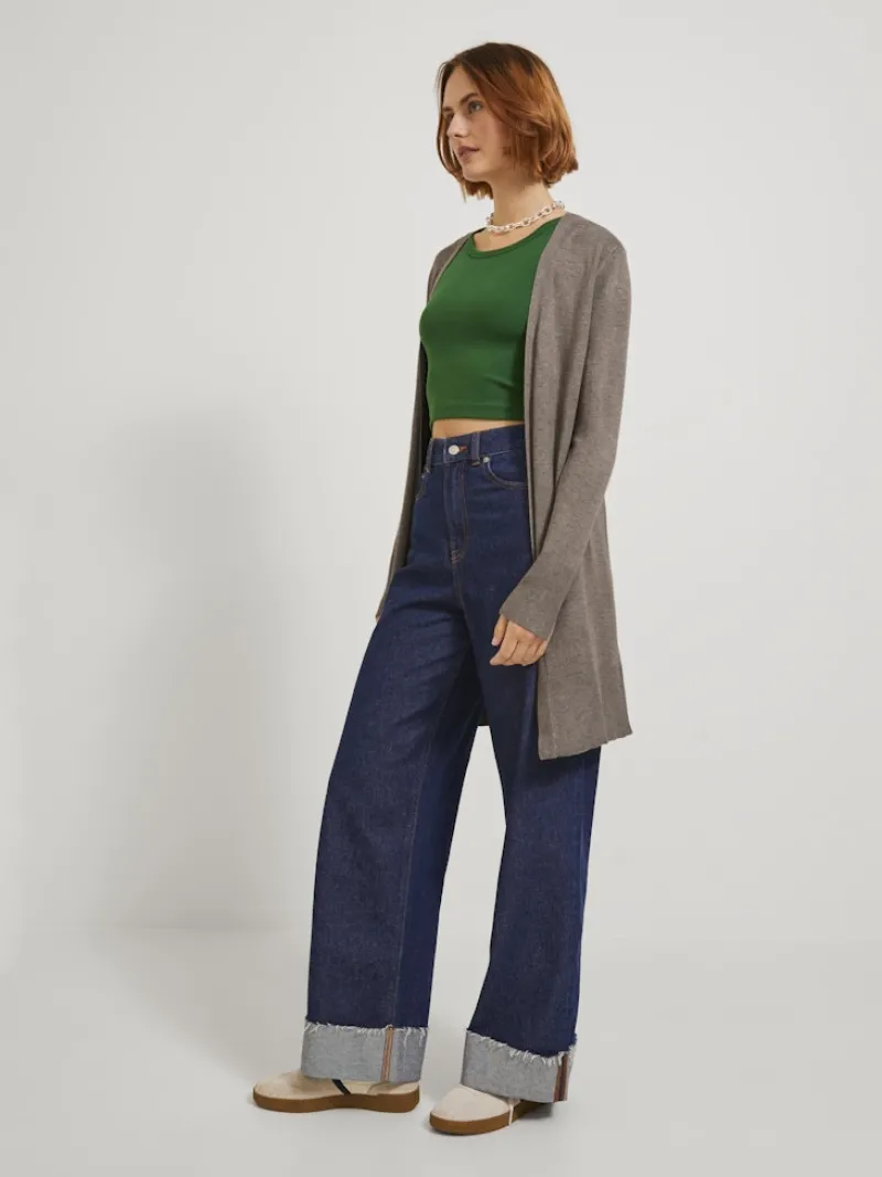 JJXX Pullover & Sweatshirts*JXMILEY SOFT LONG CARDIGAN KNIT Brindle