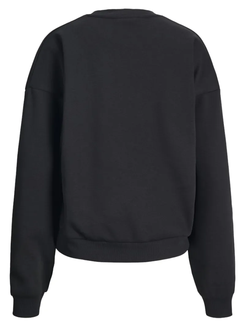 JJXX Pullover & Sweatshirts*JXMIMI RLX LS PRINT CREW SWT Black