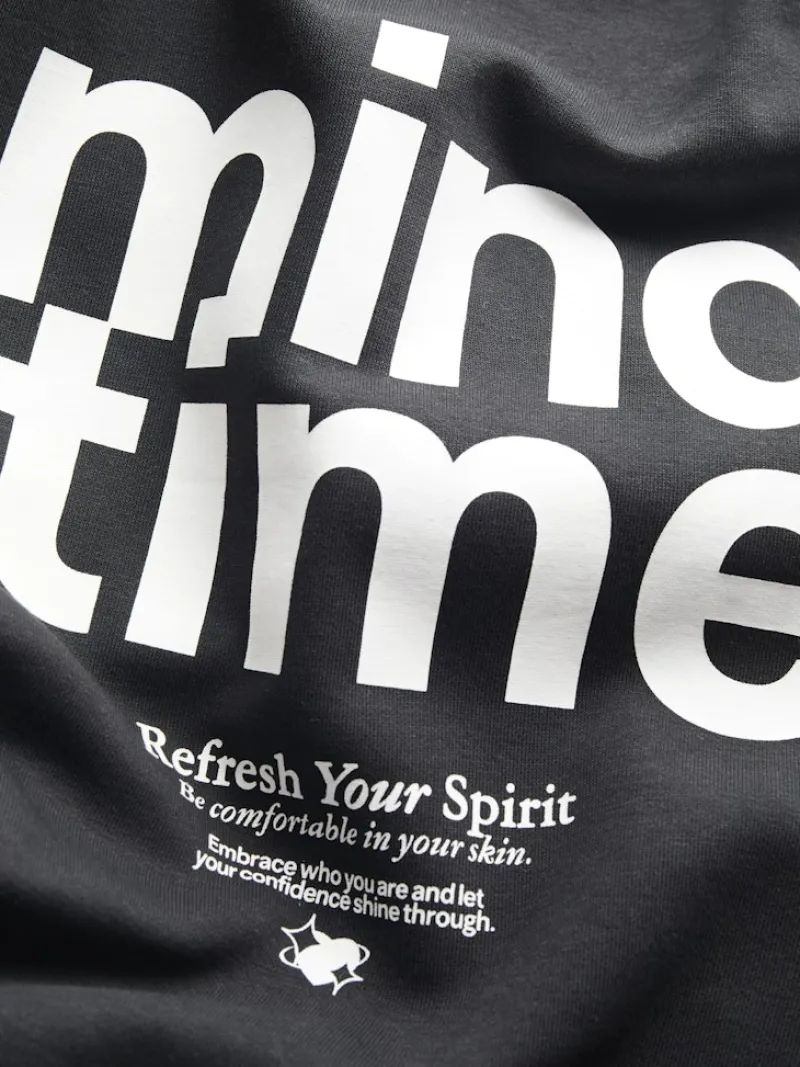 JJXX Pullover & Sweatshirts*JXMIMI RLX LS PRINT CREW SWT Black