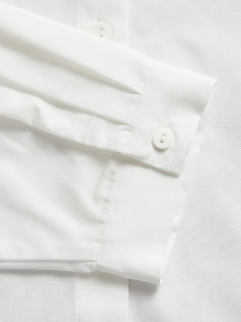 JJXX Blusen*JXMISSION LS OVERSIZE SHIRT NOOS white