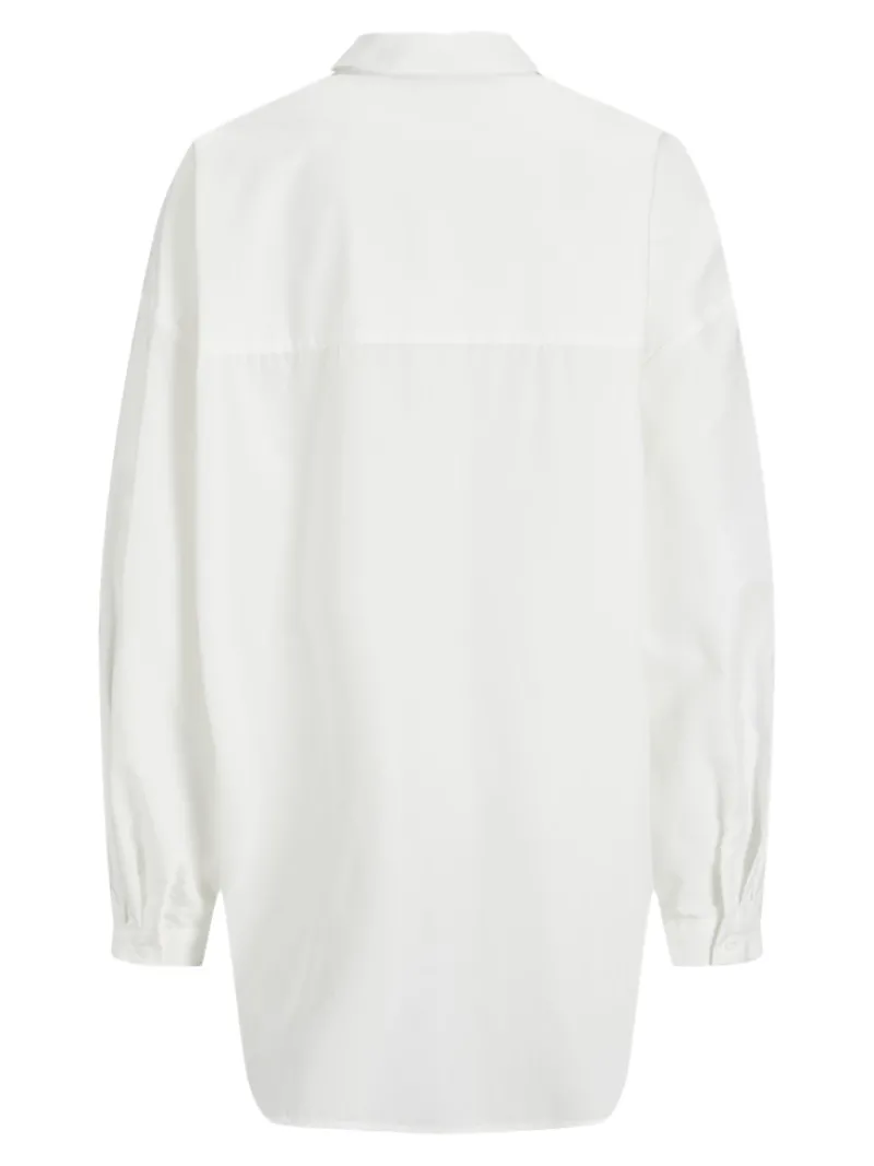 JJXX Blusen*JXMISSION LS OVERSIZE SHIRT NOOS white