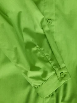 JJXX Blusen*JXMISSION LS OVERSIZE SHIRT NOOS green flash
