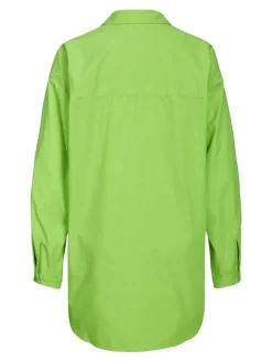 JJXX Blusen*JXMISSION LS OVERSIZE SHIRT NOOS green flash