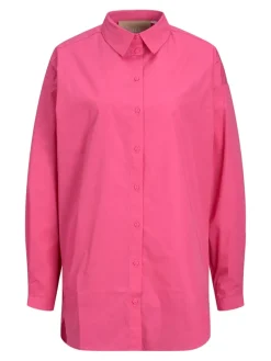 JJXX Blusen*JXMISSION LS OVERSIZE SHIRT NOOS carmine rose
