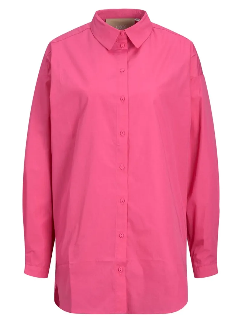 JJXX Blusen*JXMISSION LS OVERSIZE SHIRT NOOS carmine rose