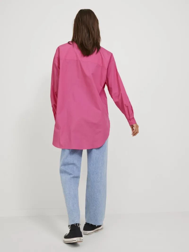 JJXX Blusen*JXMISSION LS OVERSIZE SHIRT NOOS carmine rose