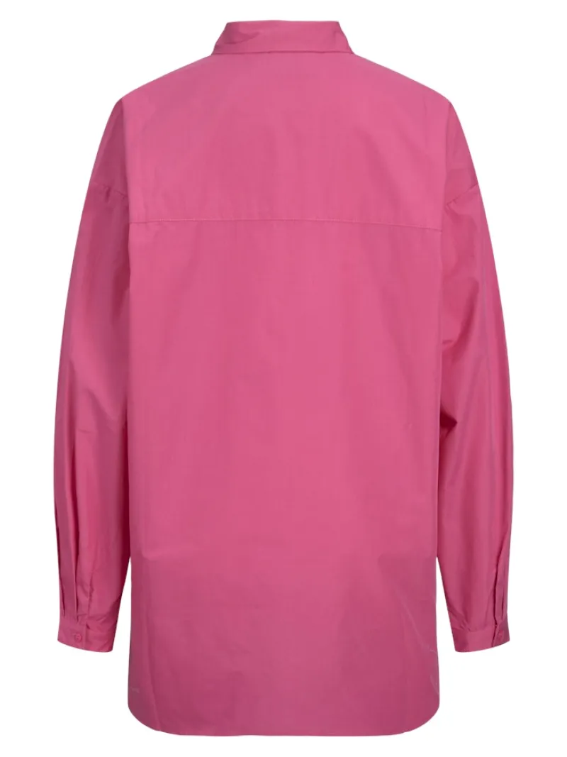 JJXX Blusen*JXMISSION LS OVERSIZE SHIRT NOOS carmine rose