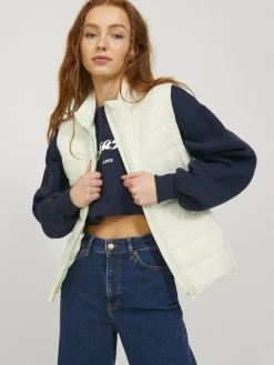 JJXX Westen*JXNORA LIGHTWEIGHT VEST OTW NOOS seedpearl
