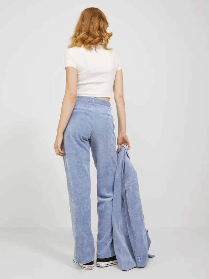 JJXX Hosen*JXPHOEBE REG CORD SLIT MW PANT daybreak